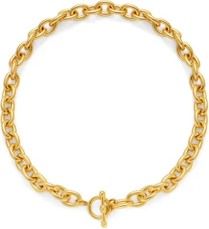 LILIE&WHITE Gold Necklaces For Women Chunky Necklaces Trendy Gold Link Chain Necklace Fashion Choker Necklace Women Jewelry Gift