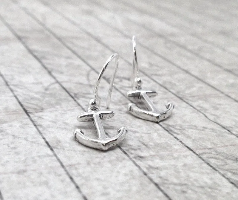 Loookus - Boat Anchor Simple And Fashionable Earrings