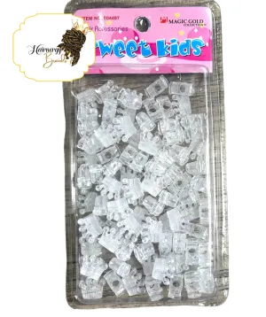 Magic Gold Princess Crown Plastic Beads