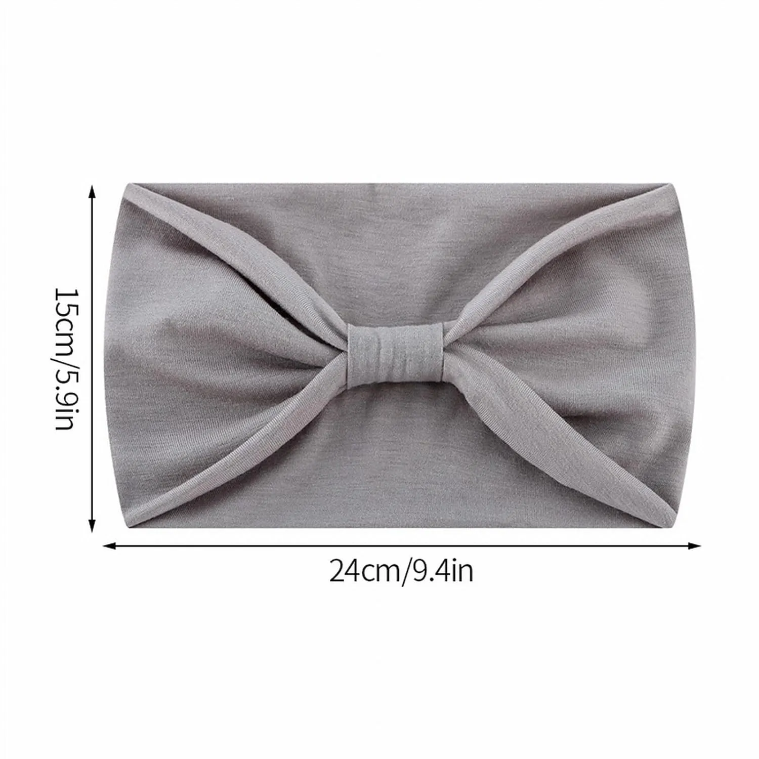 Make Up Headbands for Women ist Knotted Head Bands Boho Non Slip Hair Bands Elastic Hair (Navy, One Size)