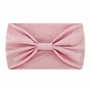 Make Up Headbands for Womenist Knotted Head Bands Boho Non Slip Hair Bands Elastic Hair (Pink, One Size)