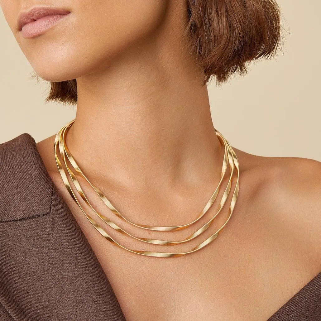Marco Bicego Marrakech Supreme Three Strand Necklace