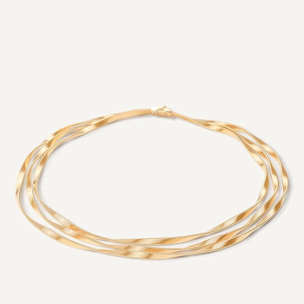 Marco Bicego Marrakech Supreme Three Strand Necklace