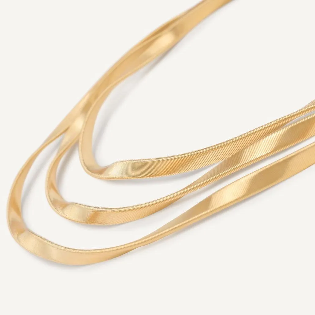 Marco Bicego Marrakech Supreme Three Strand Necklace