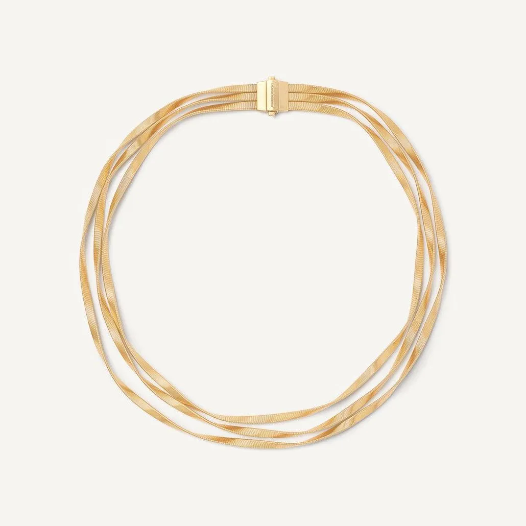 Marco Bicego Marrakech Supreme Three Strand Necklace