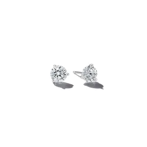 Martini Set Diamond Stud Earrings – 4mm