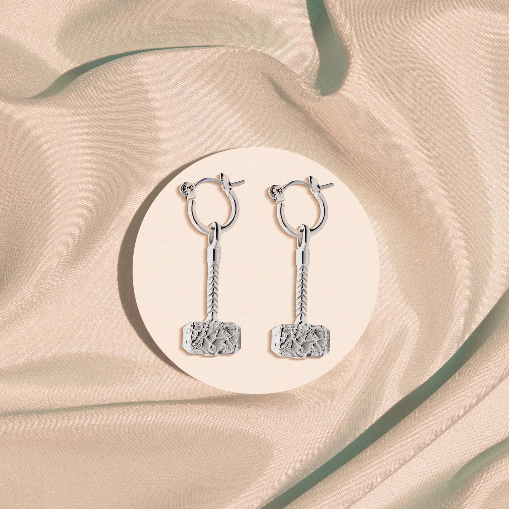 Marvel Thor: Love and Thunder Mighty Thor Hammer Earrings