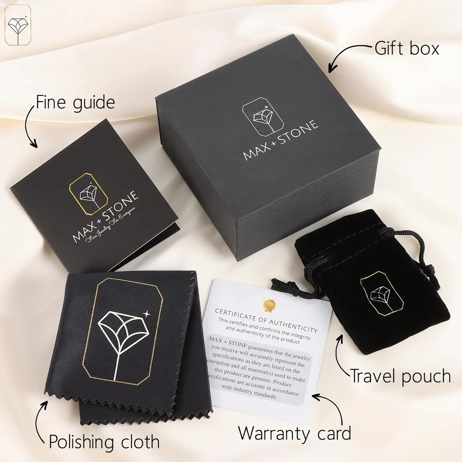 MAX   STONE Solid 10K Gold Gemstone Rings for Women | Oval Cut Birthstone Rings in Size 6 to 8 | Anti Tarnishing Real 10kt Gold Statement Cocktail Ring with Gift Box