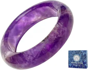 Maya Stone Ring Collection | Natural Stone Band for Women and Men | Stackable Ring | 6mm Wide