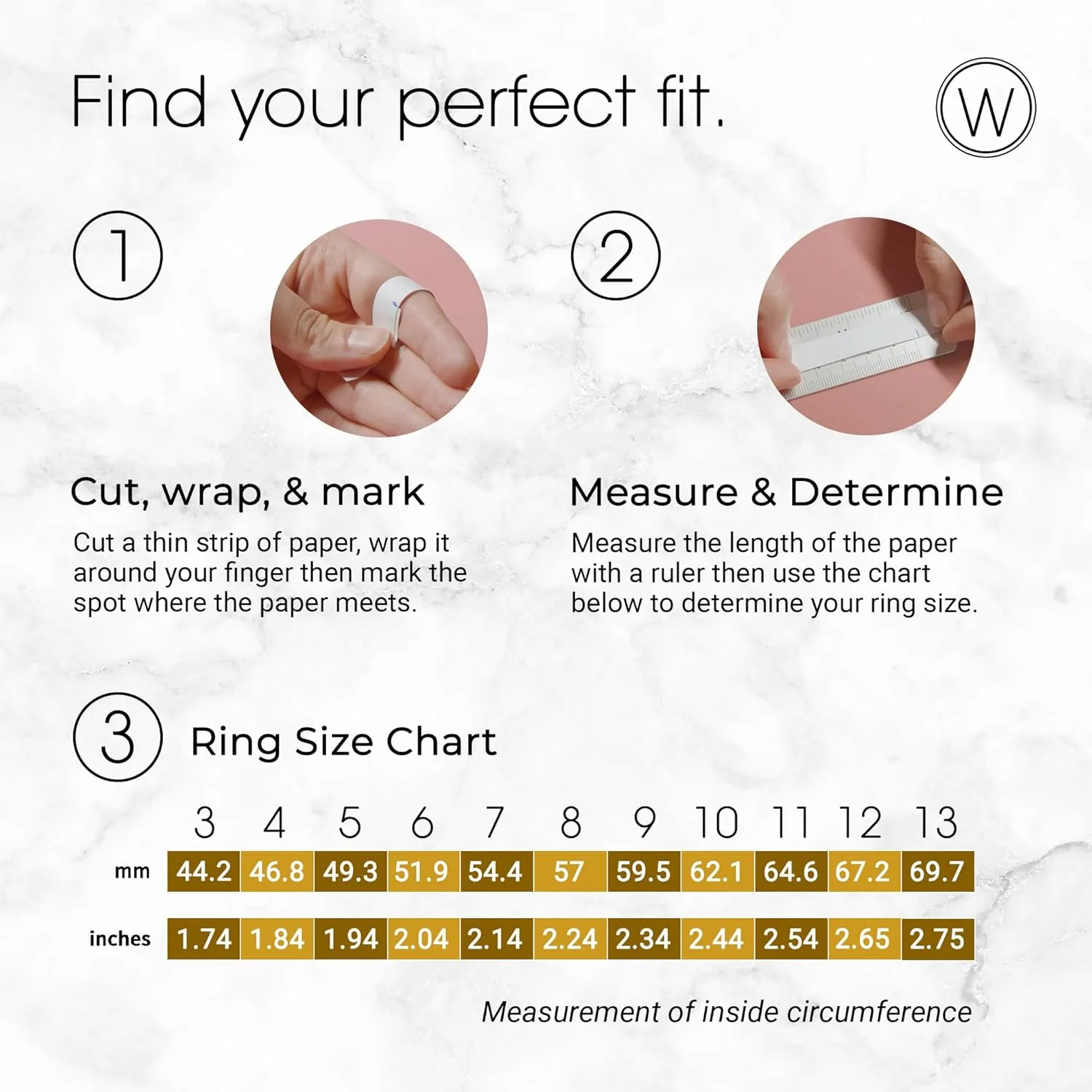 Maya Stone Ring Collection | Natural Stone Band for Women and Men | Stackable Ring | 6mm Wide
