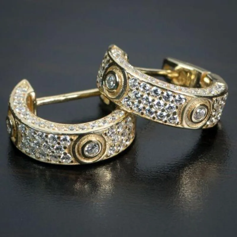 Men's Zircon Earrings