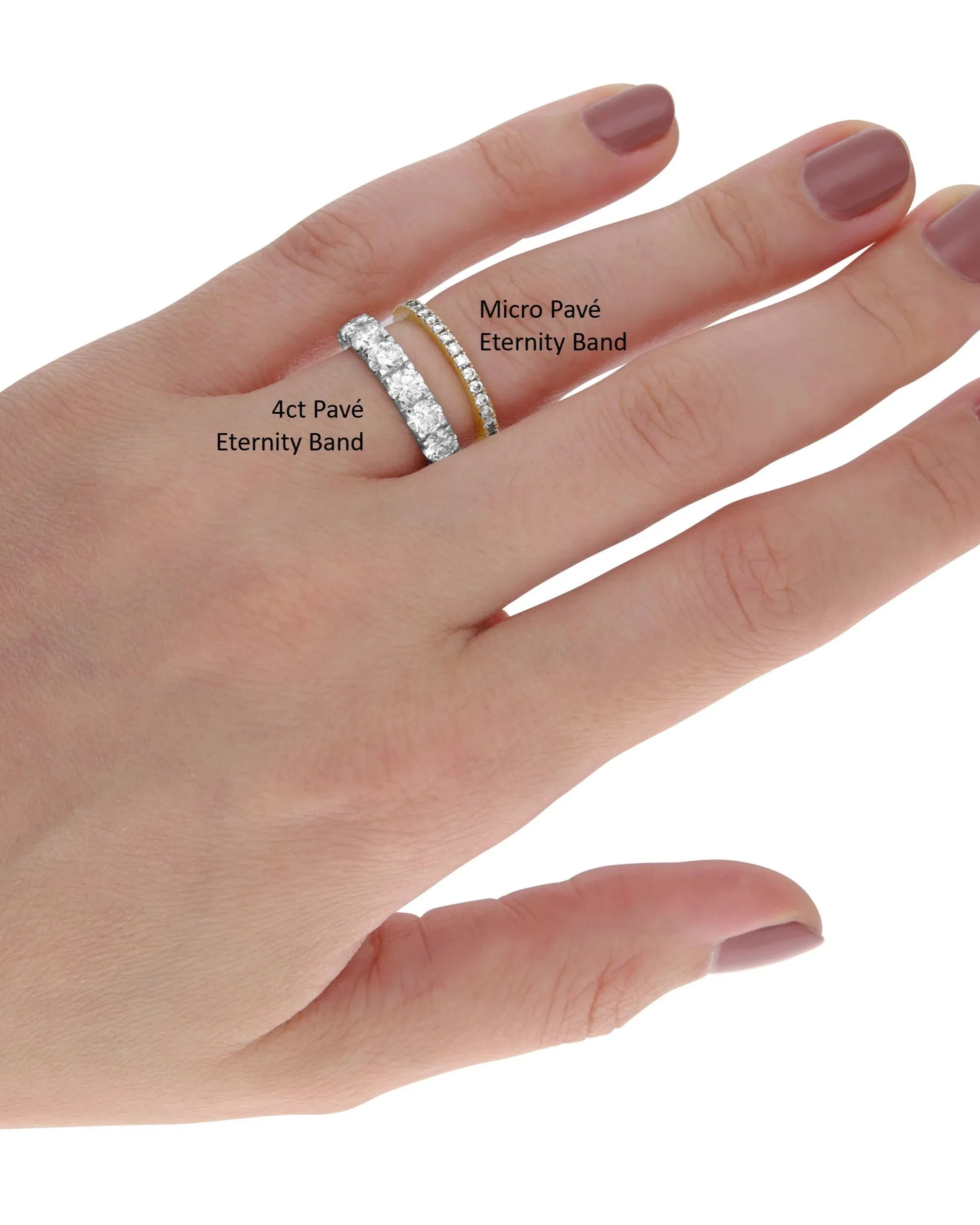 Micro Pavé Eternity Band
