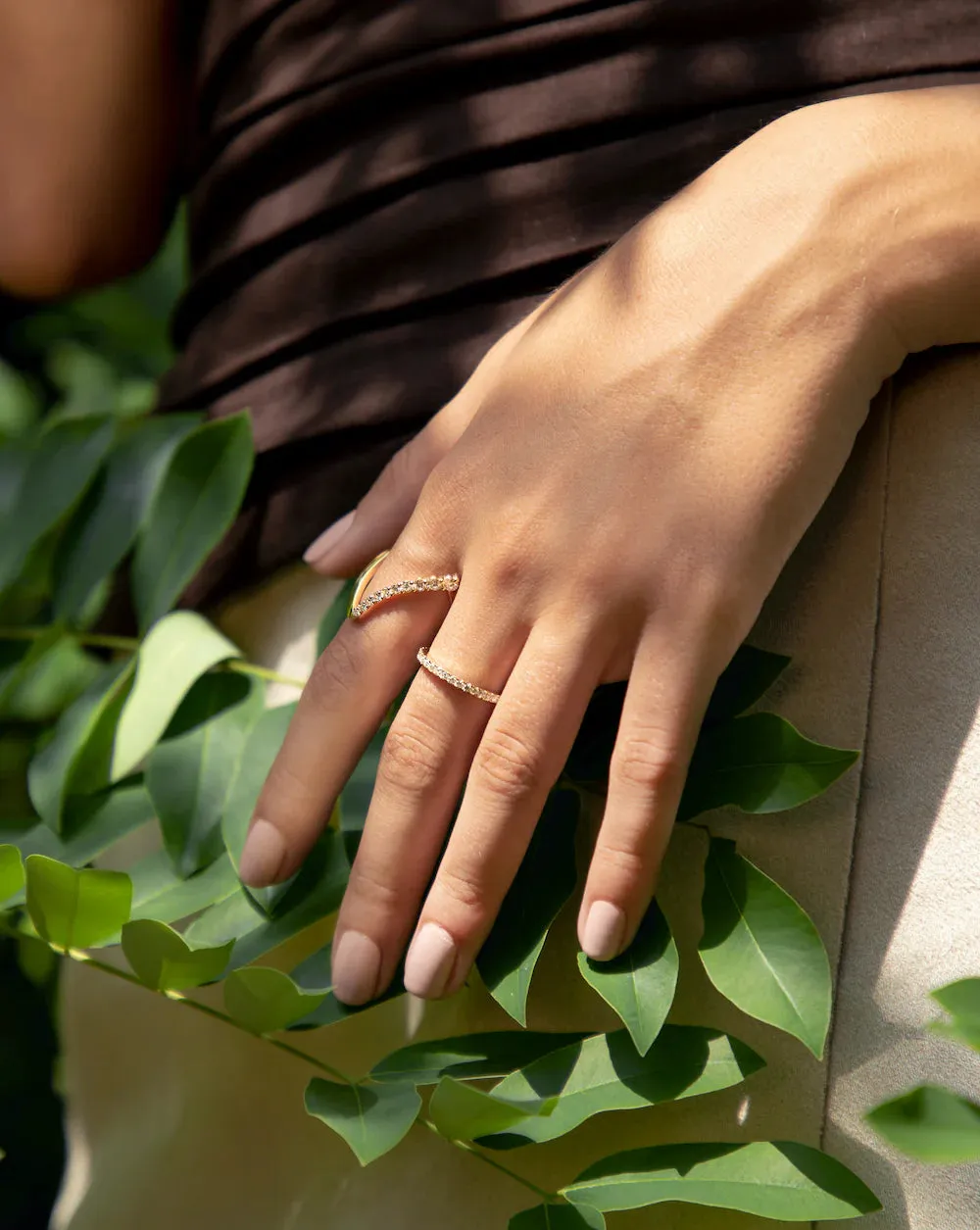 Micro Pavé Eternity Band