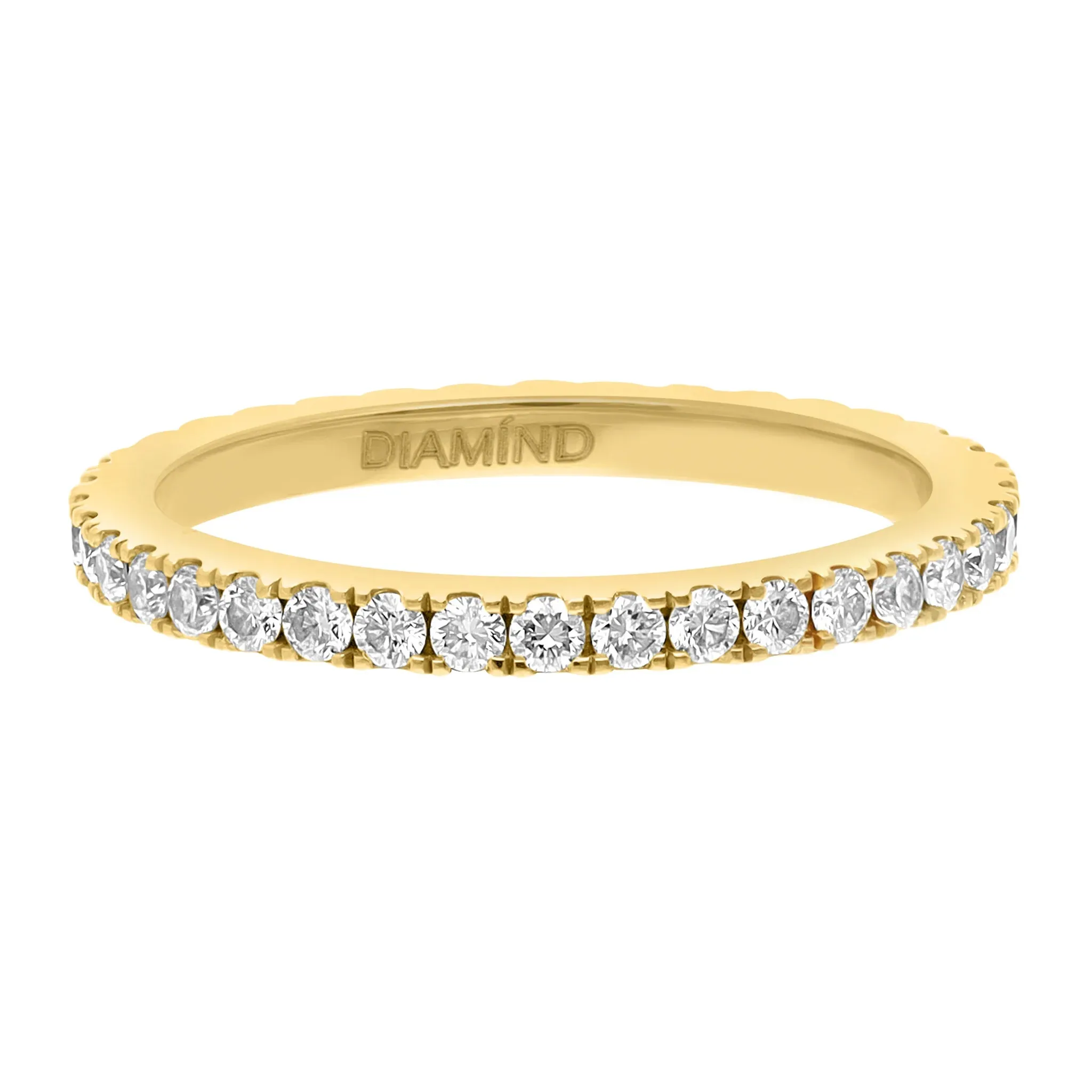 Micro Pavé Eternity Band