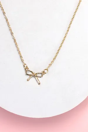 Mini Bow Necklace