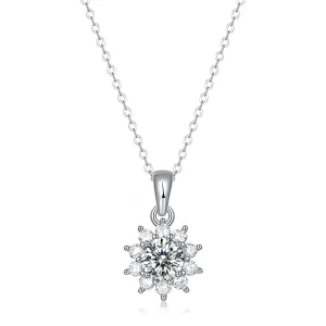 Moissanite Necklace Pendant – Desire Style with 18K Gold Plating