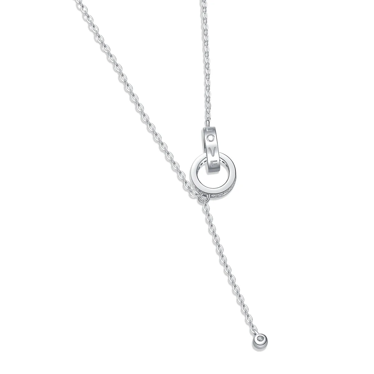Moissanite Pendant Necklace for Women | 925 Sterling Silver with 18K Gold Plating | Interweaving of Love Design