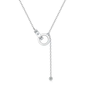 Moissanite Pendant Necklace for Women | 925 Sterling Silver with 18K Gold Plating | Interweaving of Love Design