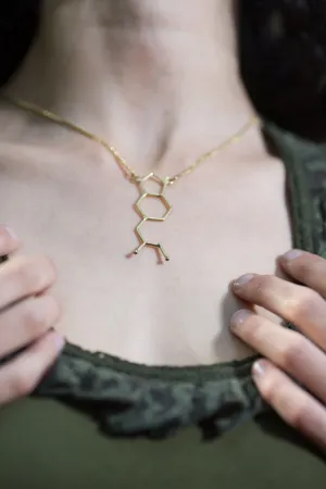 Molecule Universe Pendant - Brass