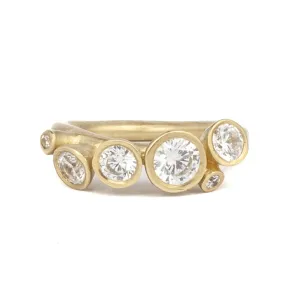 Multi Stone Diamond Engagement Ring