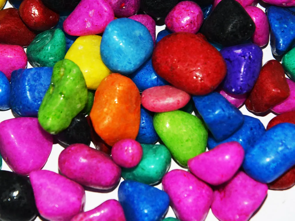 Multicolor Irregular Stone Beads