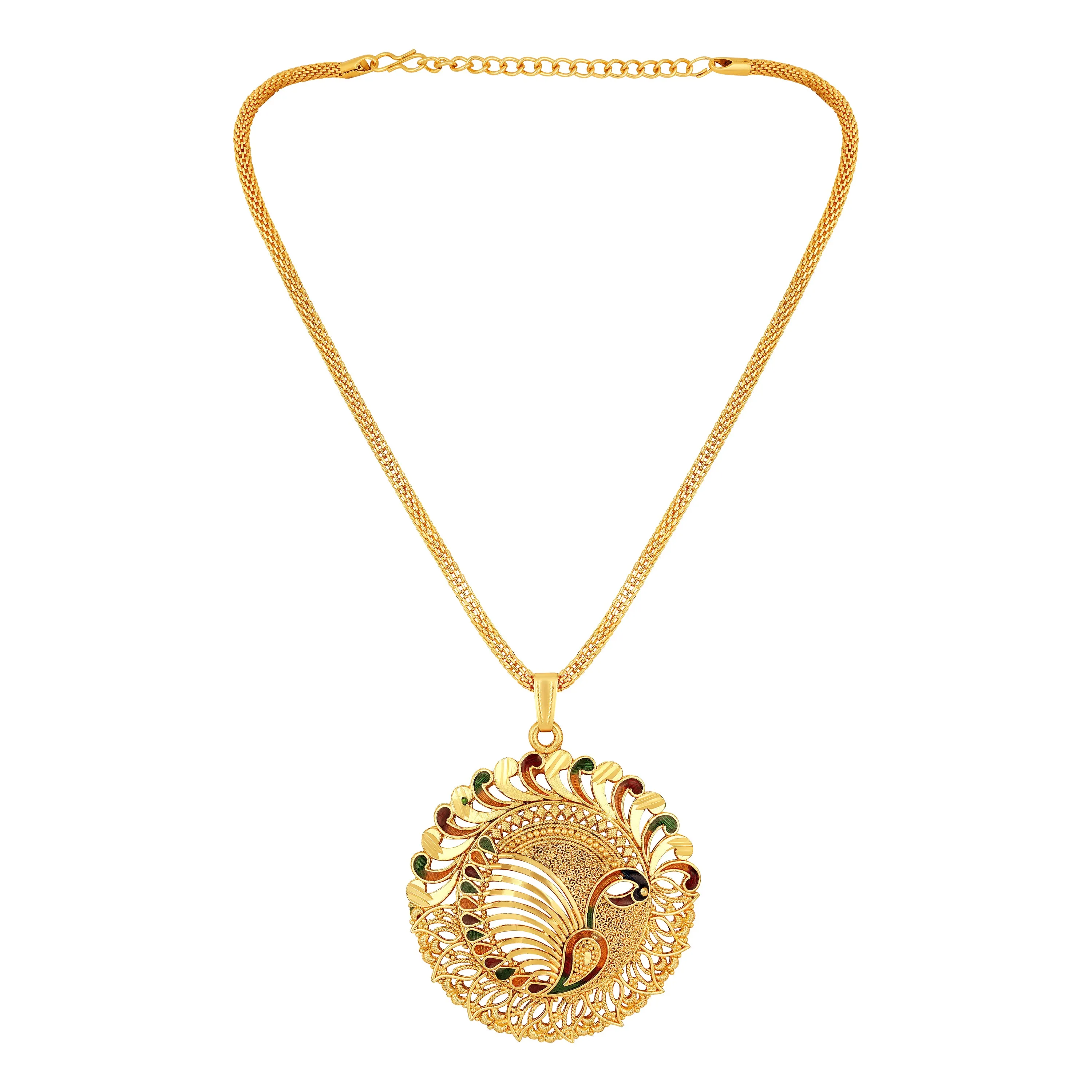 Multicolour Meenakari Work Necklace Set