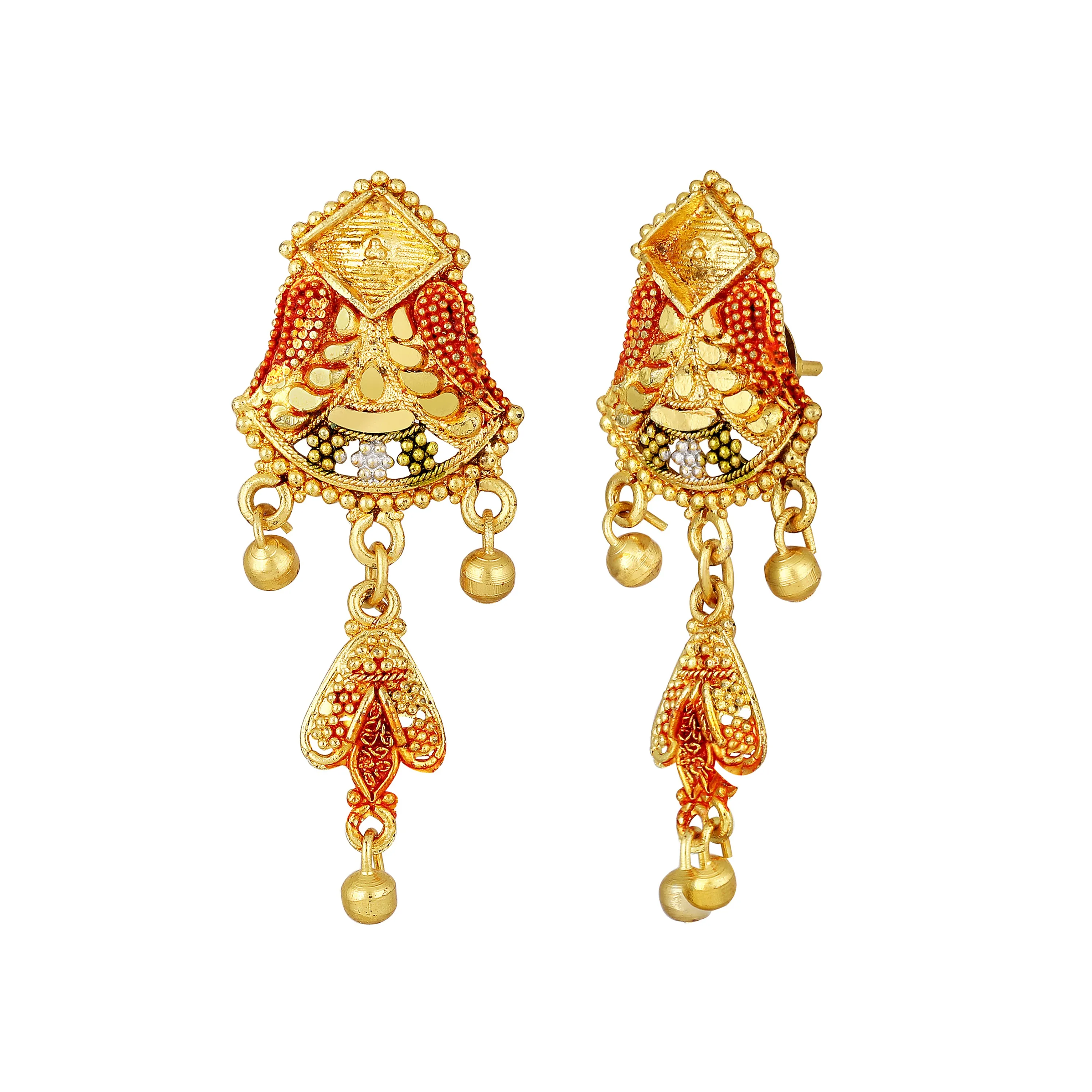 Multicolour Meenakari Work Necklace Set