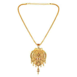 Multicoloured Meenakari Work Necklace Set