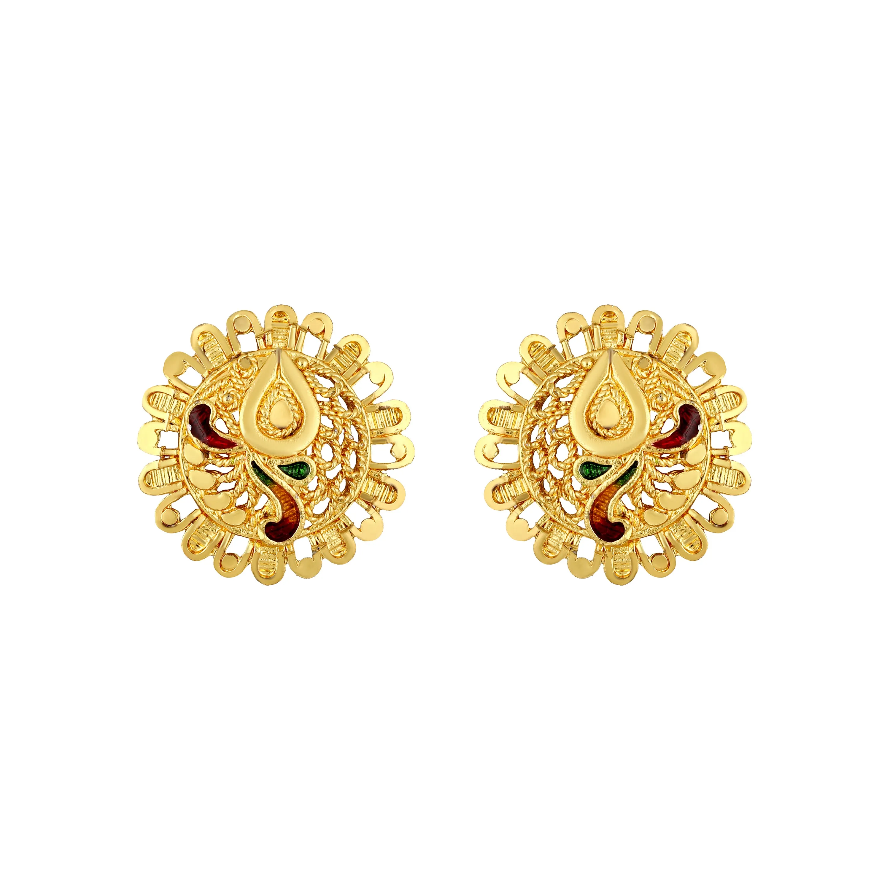 Multicoloured Meenakari Work Necklace Set