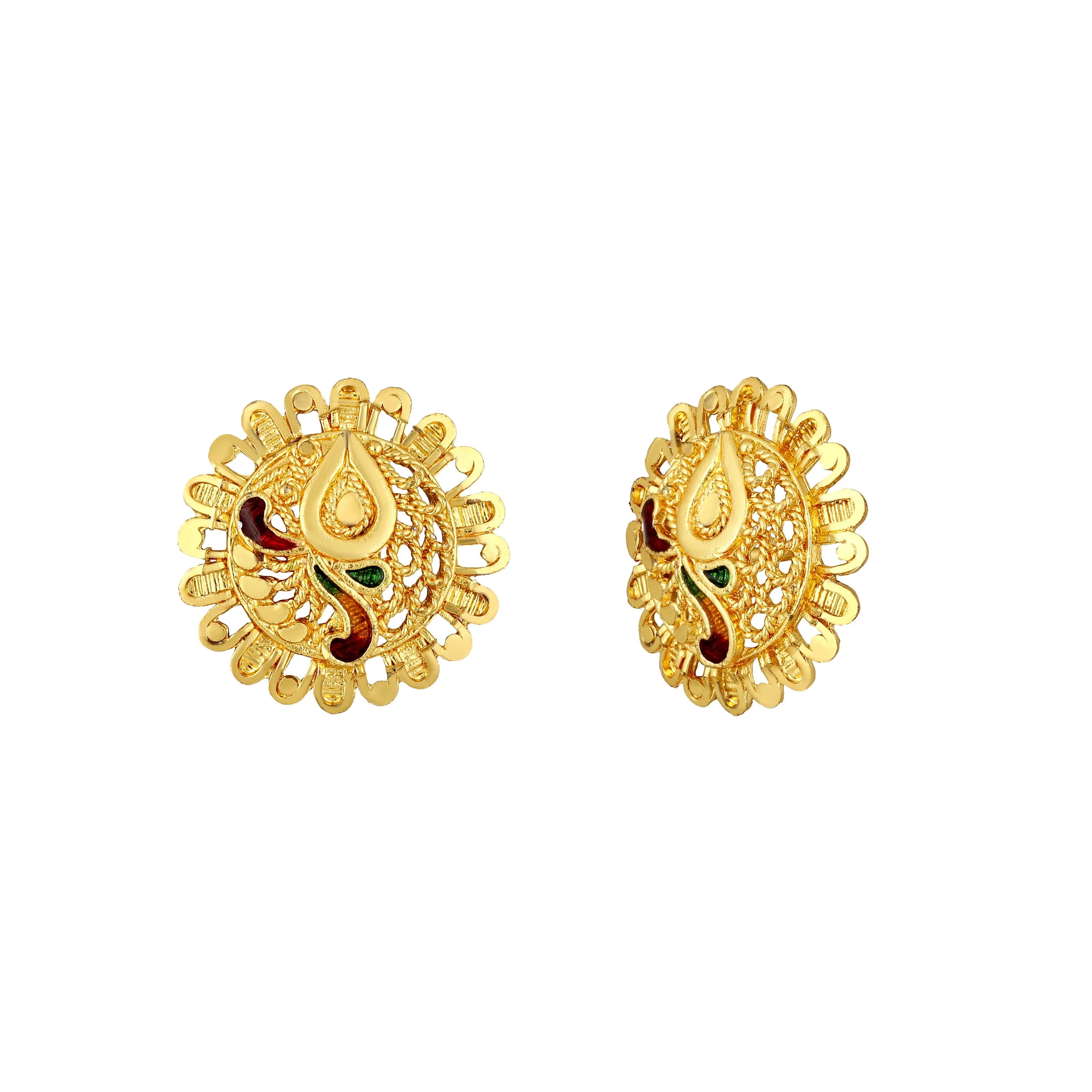 Multicoloured Meenakari Work Necklace Set