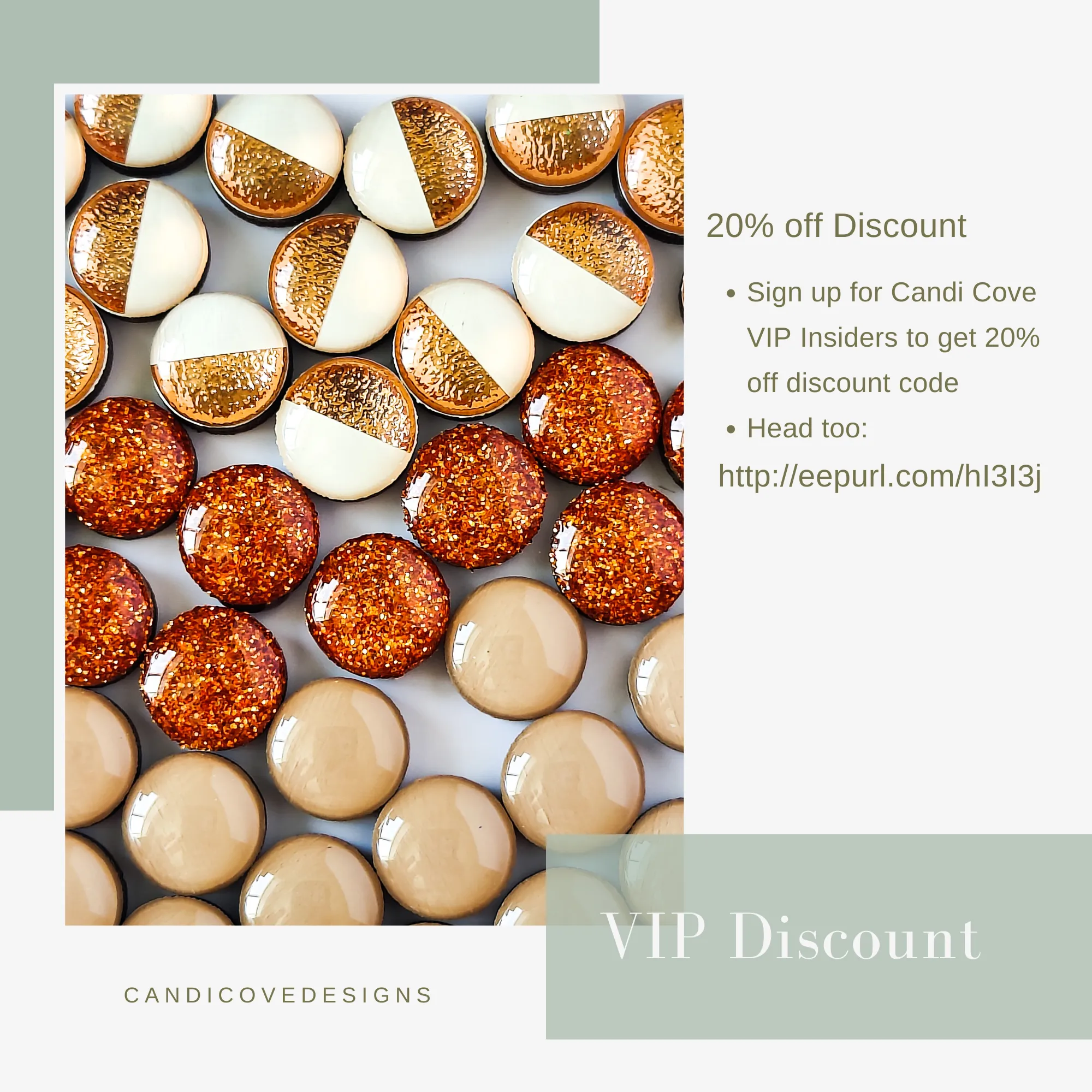 Mustard Yellow Stud Earrings by Candi Cove Designs