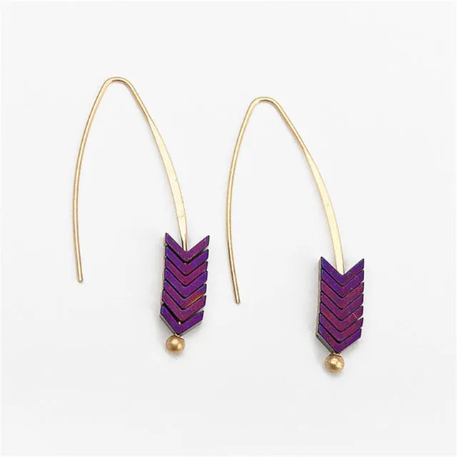 Natural Stone Simple Earings
