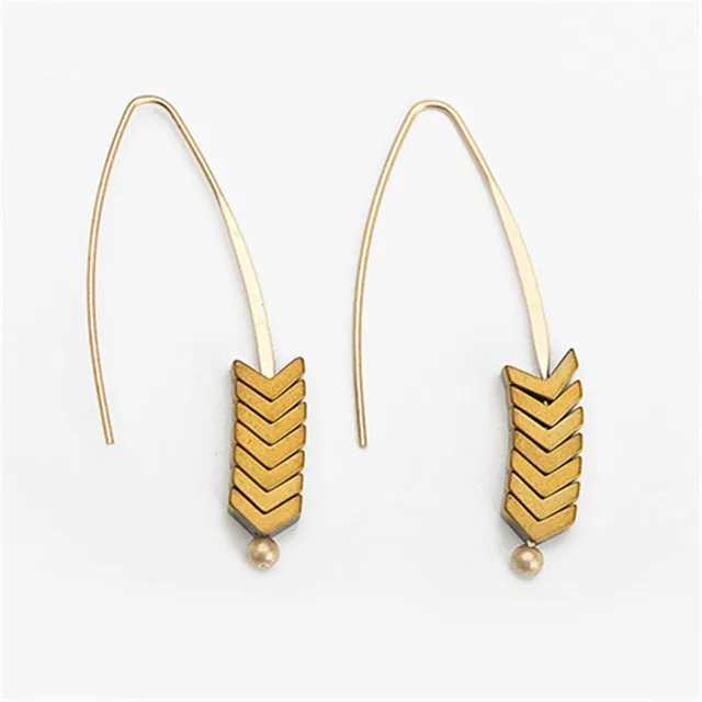 Natural Stone Simple Earings