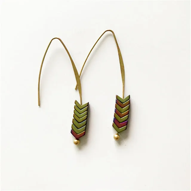 Natural Stone Simple Earings