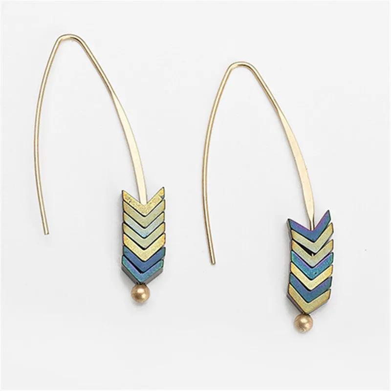 Natural Stone Simple Earings