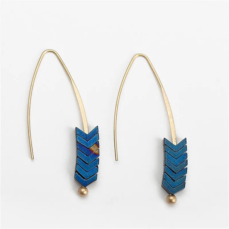 Natural Stone Simple Earings
