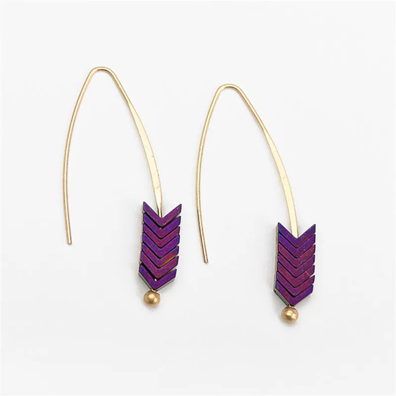 Natural Stone Simple Earings