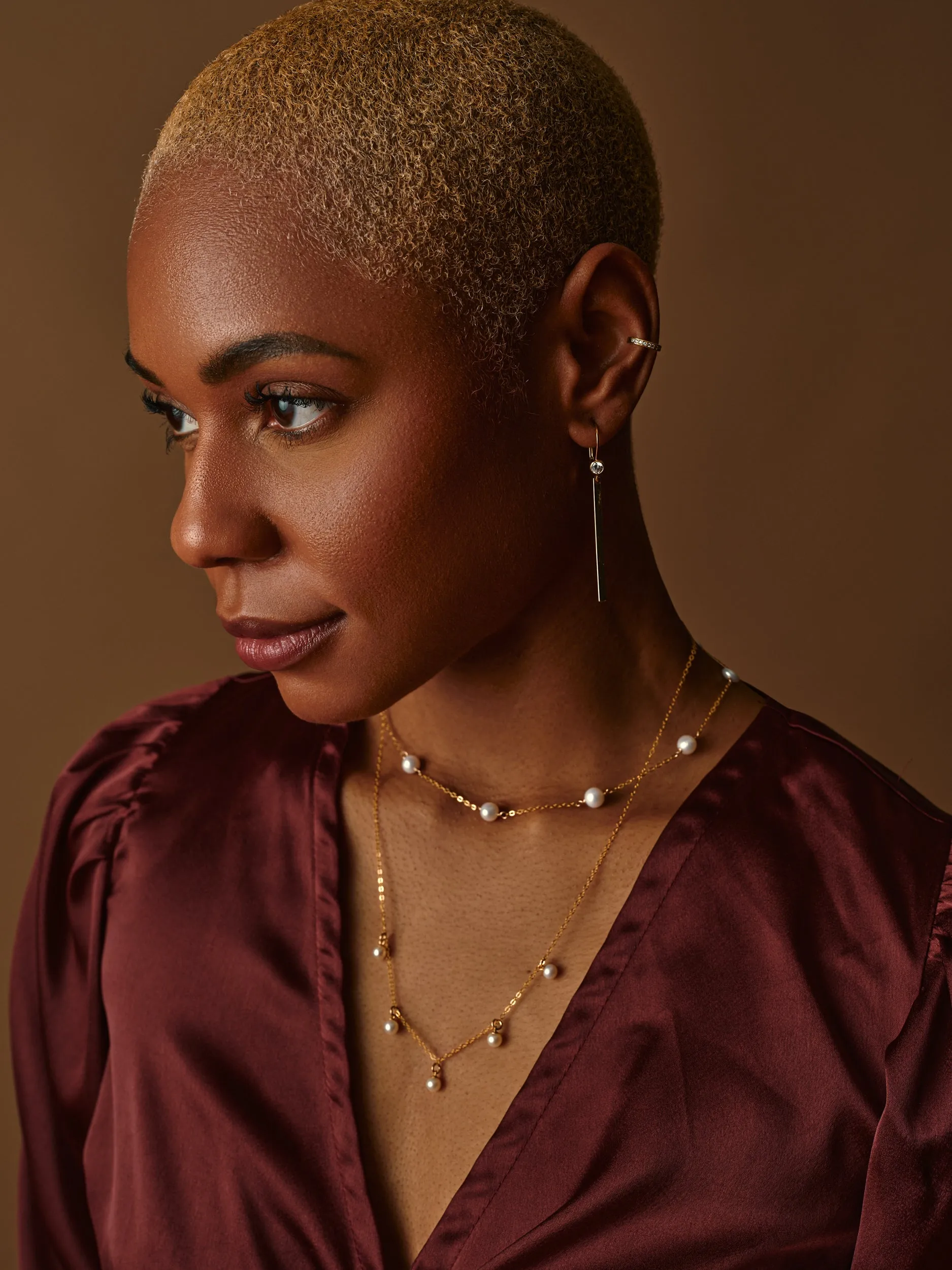 Necklace - Gold Filled Pearl Strand