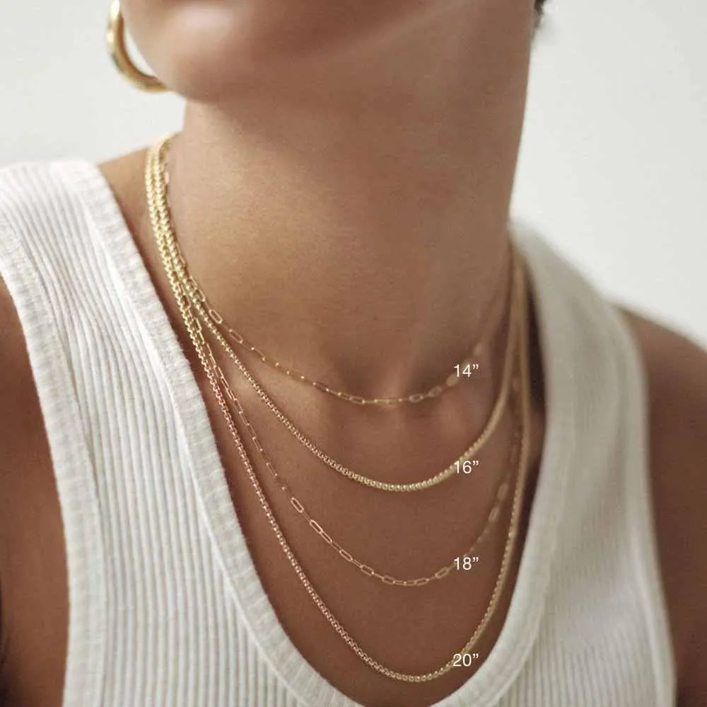 Necklace with initial pendant
