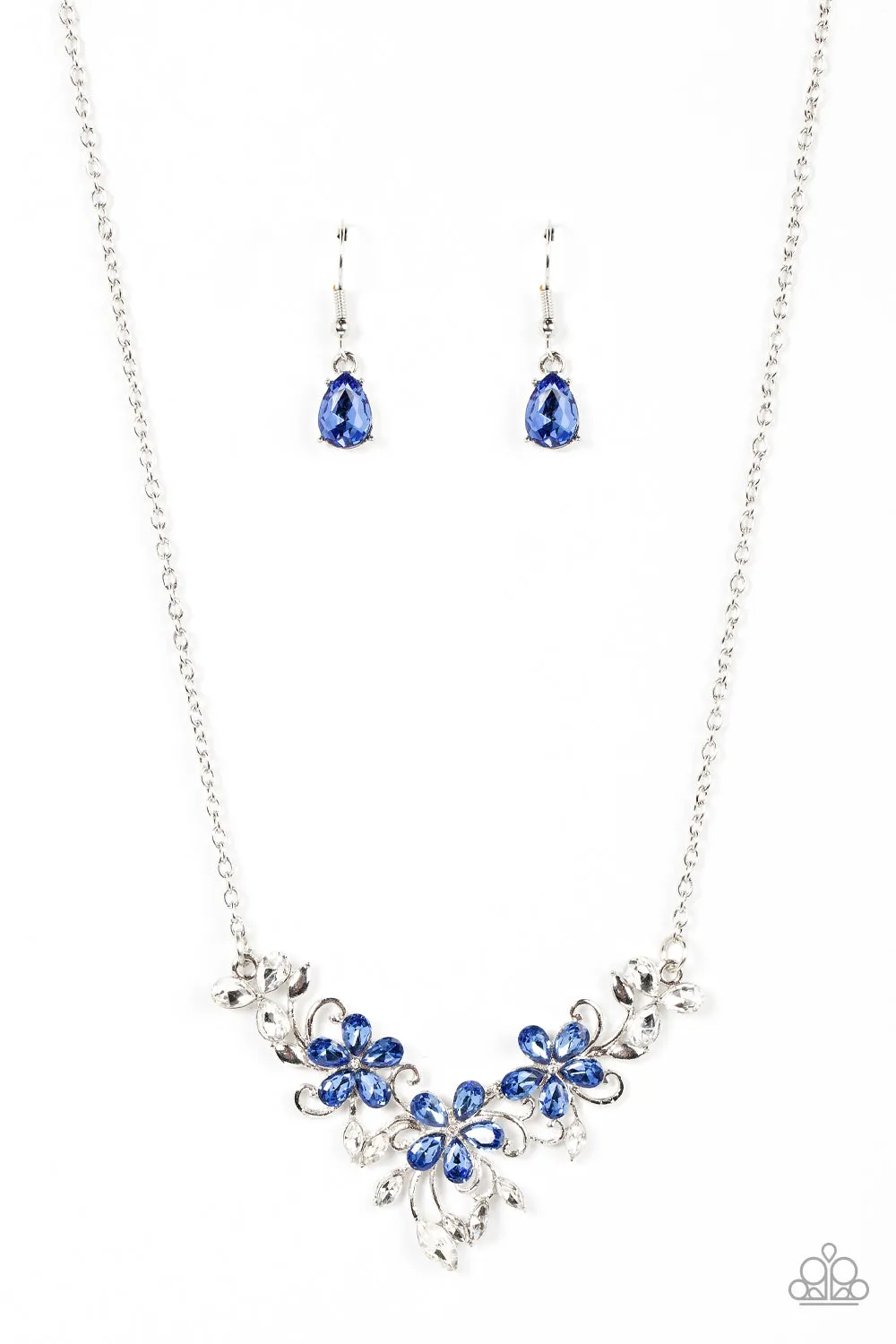 Necklaces Floral Fashion Show - Blue