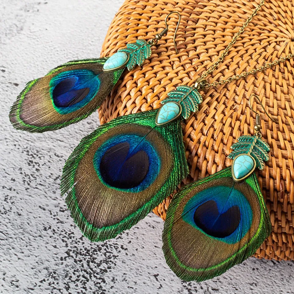 New Simple Retro Leaves Green Leaf Earrings