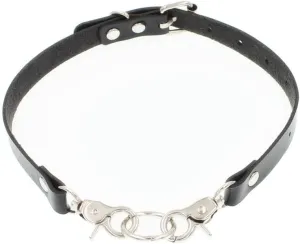 Novelty Women Punk Chain Choker Necklace Adjustable Hip Hop Costume Cosplay Collar Choker
