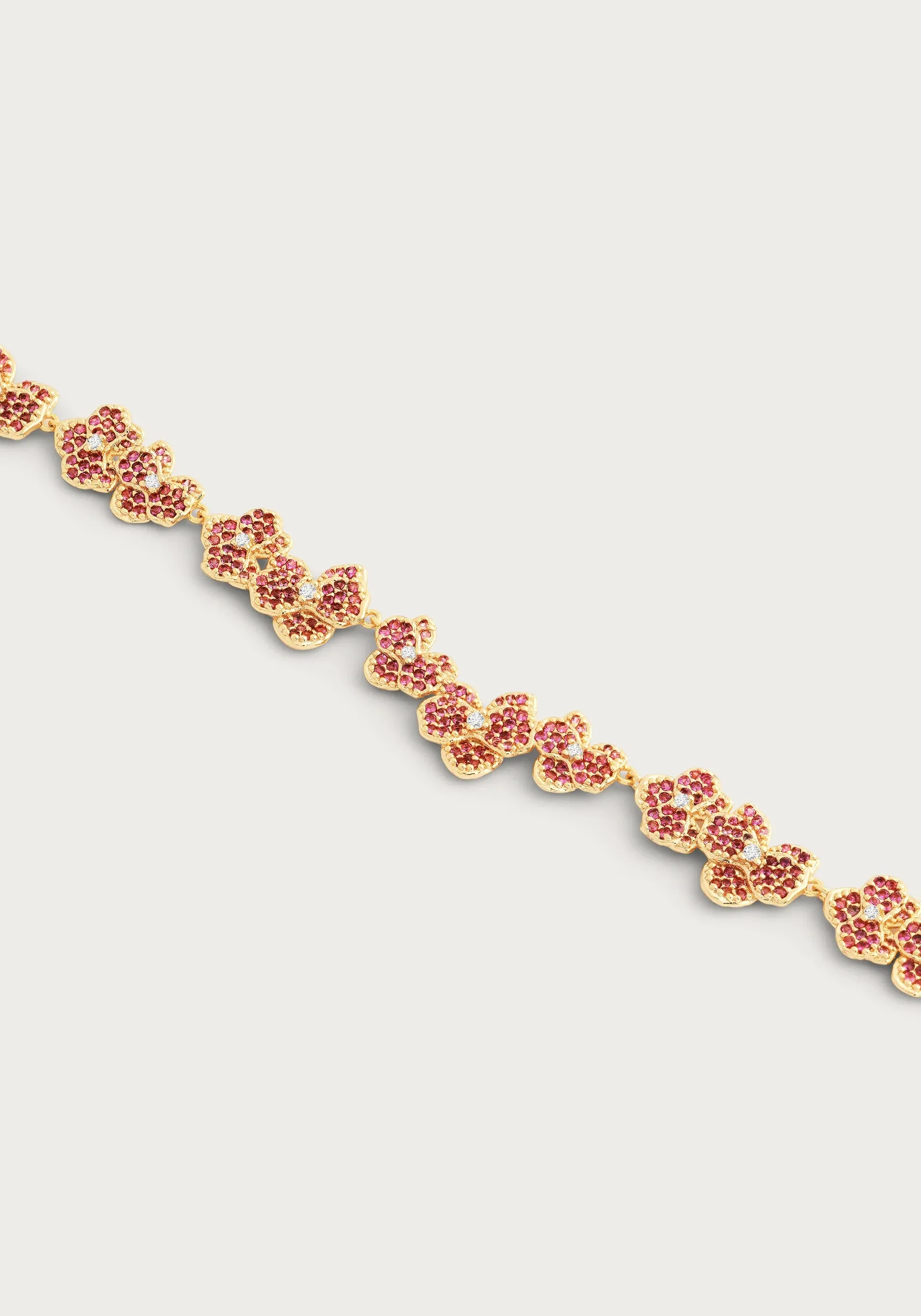 Orchid Pavé Necklace