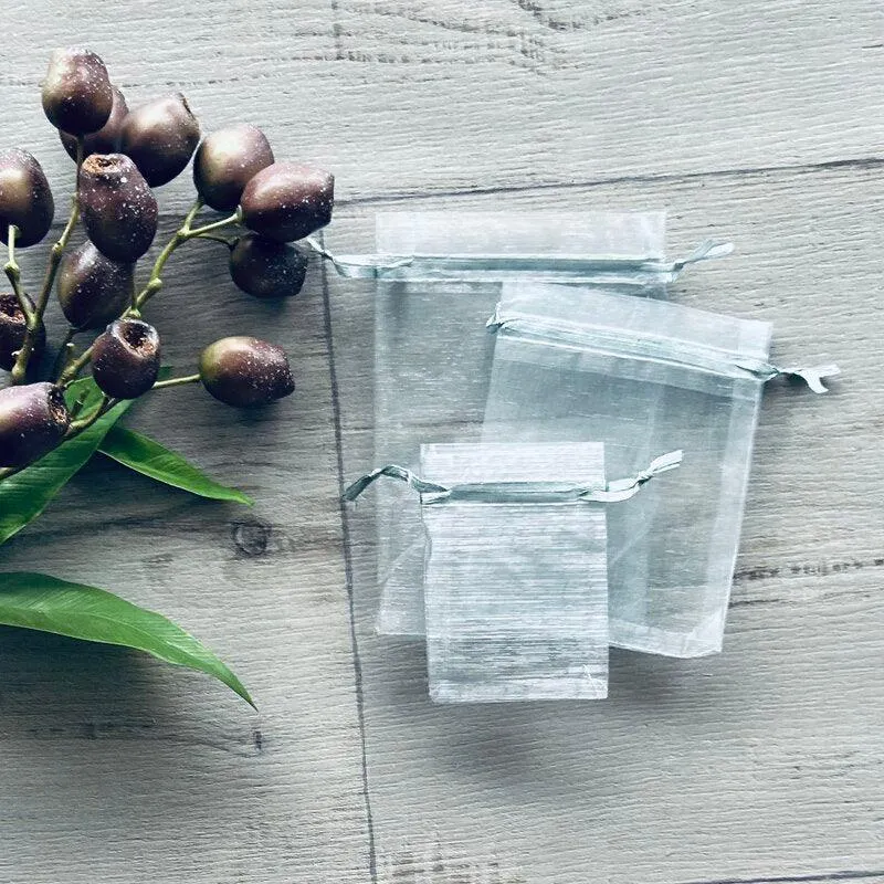 Organza Bag Silver -  Small