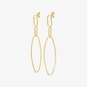Oval Dangle Earrings