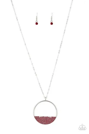 Paparazzi Bet Your Bottom Dollar - Red Necklace