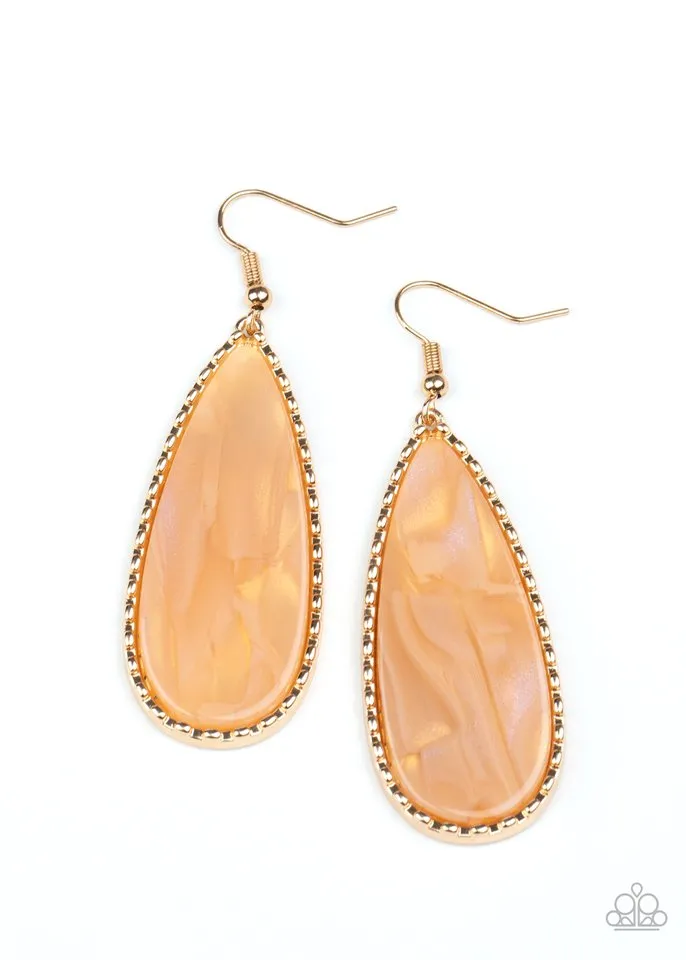 Paparazzi Earring ~ Ethereal Eloquence - Gold