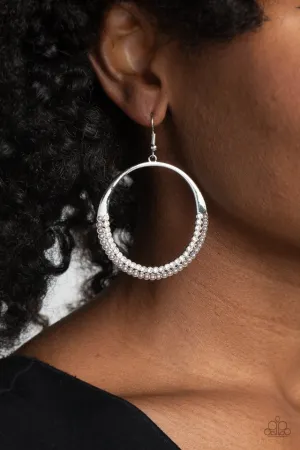 Paparazzi Earring ~ Material PEARL - Silver