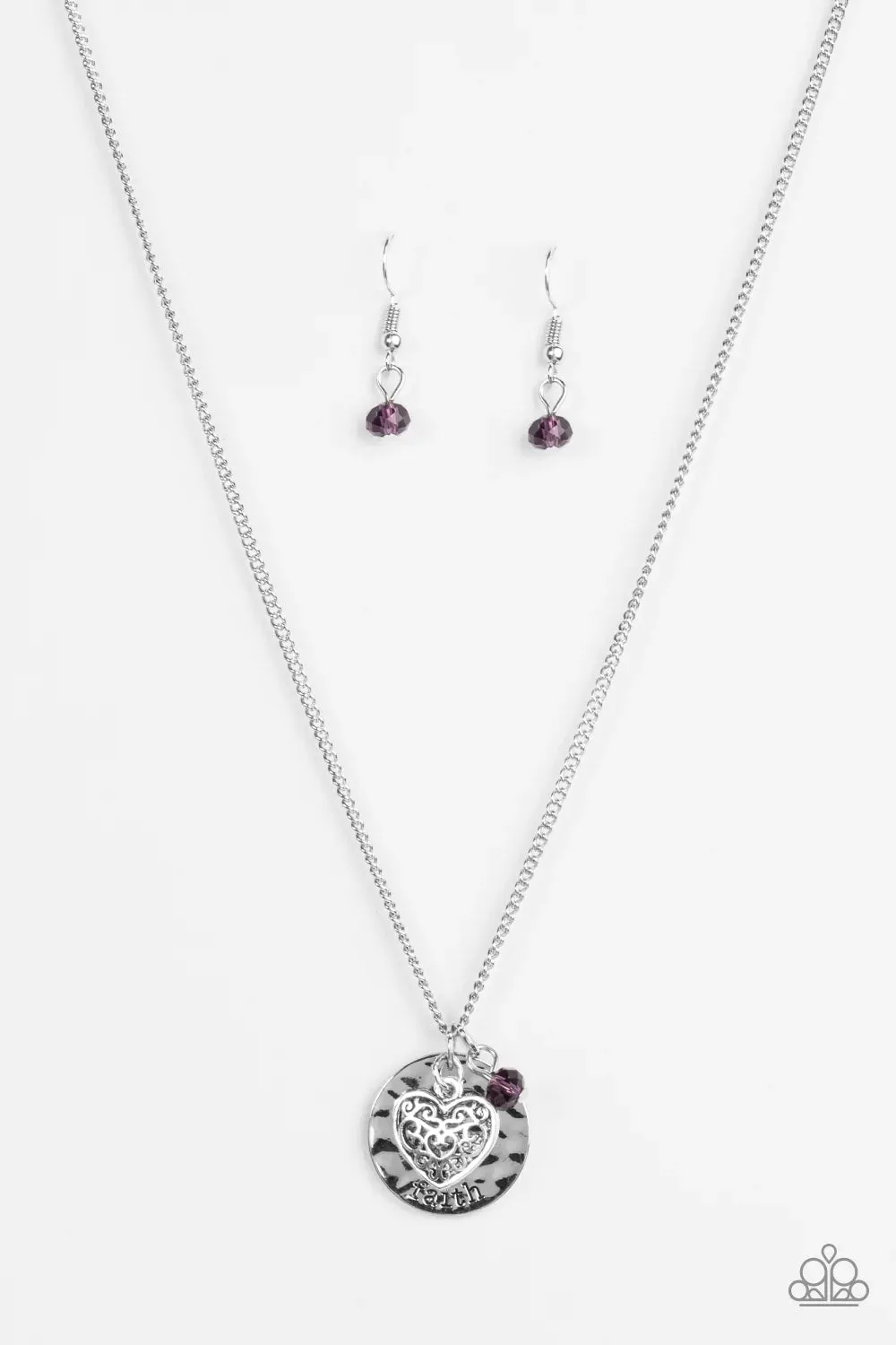 Paparazzi Necklace ~ A Show Of Good Faith - Purple