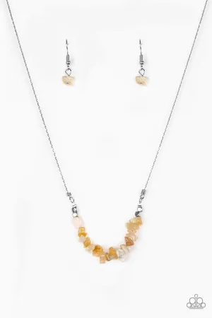 Paparazzi Necklace ~ Back To Nature - Yellow